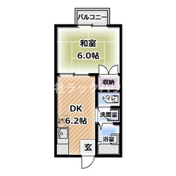 第2晴美ハイツの物件間取画像